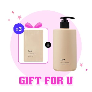 🎀[gift] ONEOSEVEN Scalp Purifying Microbiome Shampoo 500ml
