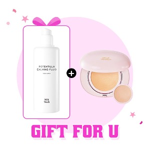 🎀[GIFT] Milk Touch All-day Skin Fit Milky Glow Cushion + Refill 30g