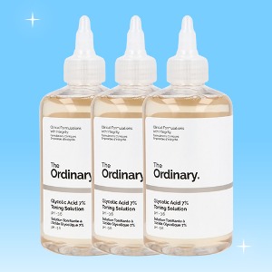 [TIME DEAL] The Ordinary Glycolic Acid 7% Toning Solution 240ml*3EA