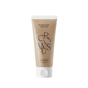 GROWUS Sea Salt Therapy Scalp Scaler 120g for healthy scalp rejuvenation.