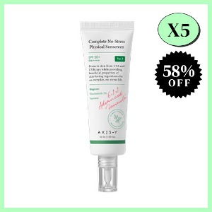 [5 bundles] AXIS-Y Complete No-Stress Physical Sunscreen 50ml