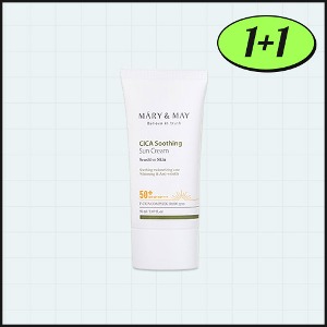 ❣️1+1❣️Mary&amp;May CICA Soothing Sun Cream SPF50+ PA++++ 50ml