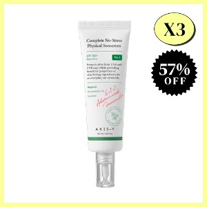 [3 bundles] AXIS-Y Complete No-Stress Physical Sunscreen 50ml