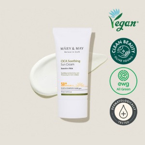 Mary&amp;May CICA Soothing Sun Cream SPF50+ PA++++ 50ml