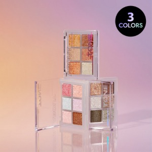 ABOUT_TONE Oh My Glitter Pop 3.3g palette featuring six diverse and vibrant glitter finishes.