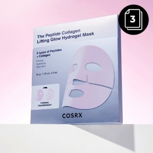 COSRX The Peptide Collagen Lifting Glow Hydrogel Mask 34g * 3ea