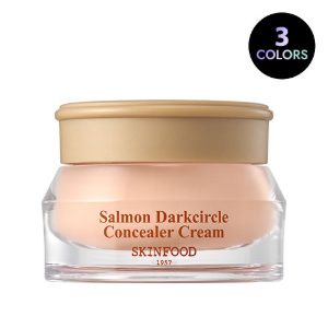 SKINFOOD SALMON DARKCIRCLE CONCEALER CREAM 10g in a jar for bright eyes.