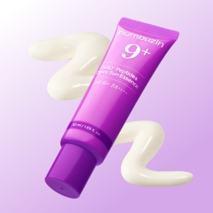 numbuzin No.9 NAD+ Peptide Dewy Sun Essence 50ml tube on a clean background.
