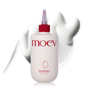 MOEV Annurcatin™ Water Treatment 300ml bottle for smooth and healthy hair texture.