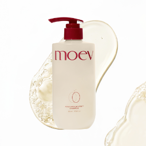 MOEV Annurcatin™ Shampoo 525ml in a big pump container for gentle hair loss care.