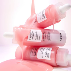 COSRX Red Rice Inositol Exfoliating Care Pore Peel Serum 80ml pink texture for pore care