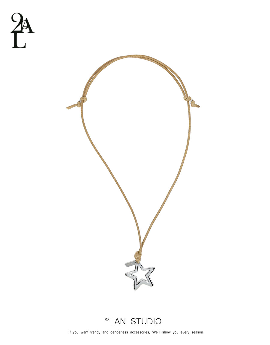 【2plan】24SS★ [LAN ARCHIVE] Benny Rope Star Necklace 투플랜[LAN ARCHIVE] Benny Rope Star Necklace