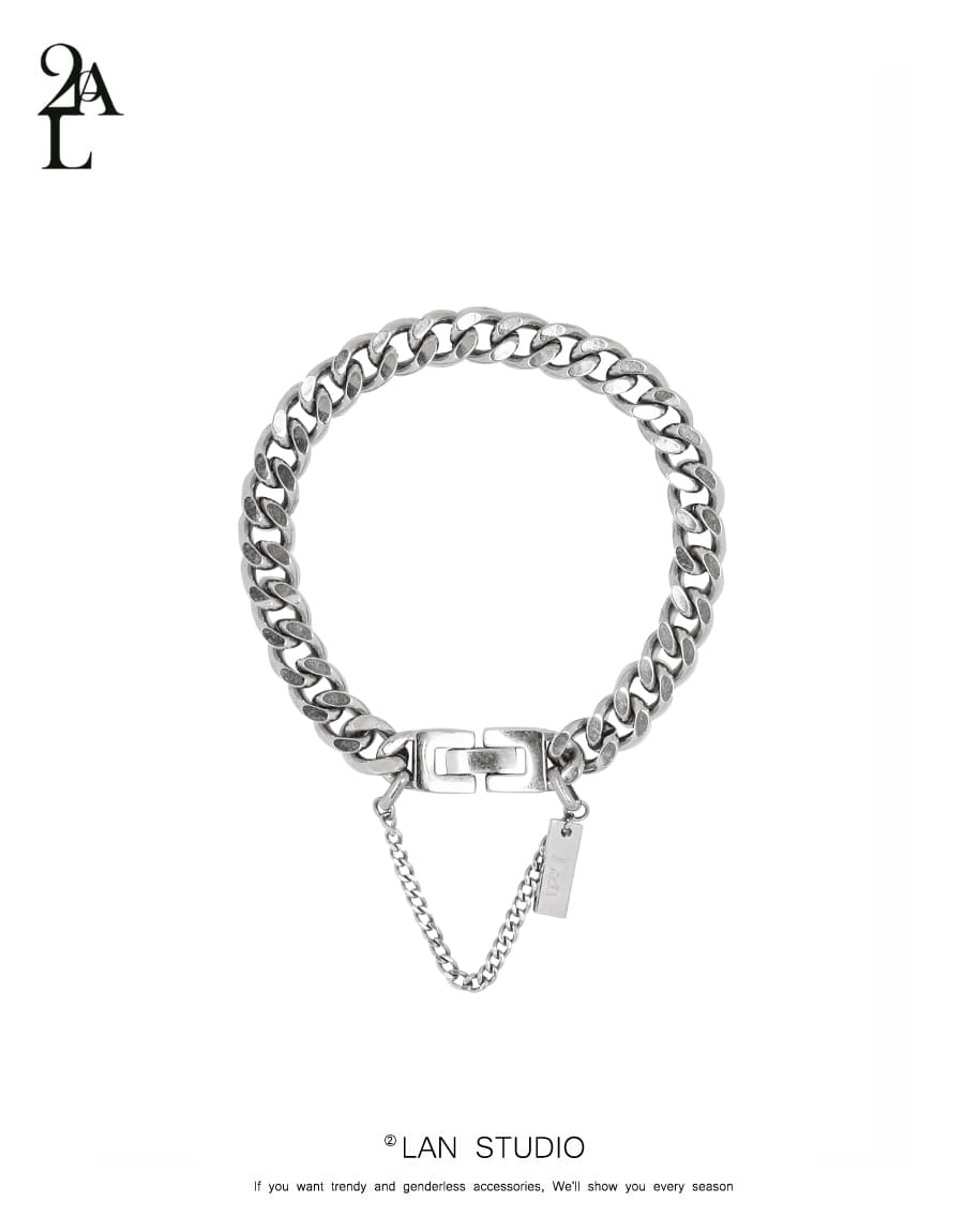 【2plan】24FW★ [LAN ARCHIVE] Toggle Circle Chain Bracelet 2PLAN