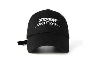 TROIS ROIS X JOYMENT-FONT-01 BALL CAP(BK)