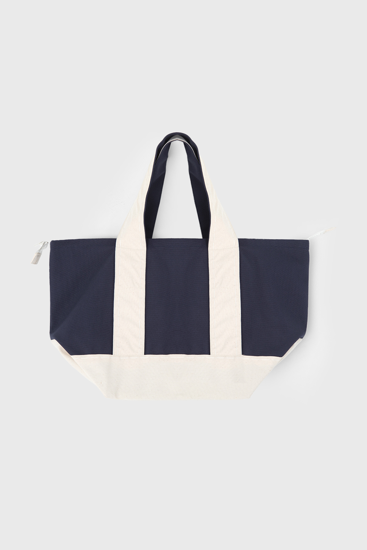 IAMSHOP-ONLINE | KOOKY ZOO TOTE BAG (NAVY x OFF WHITE)