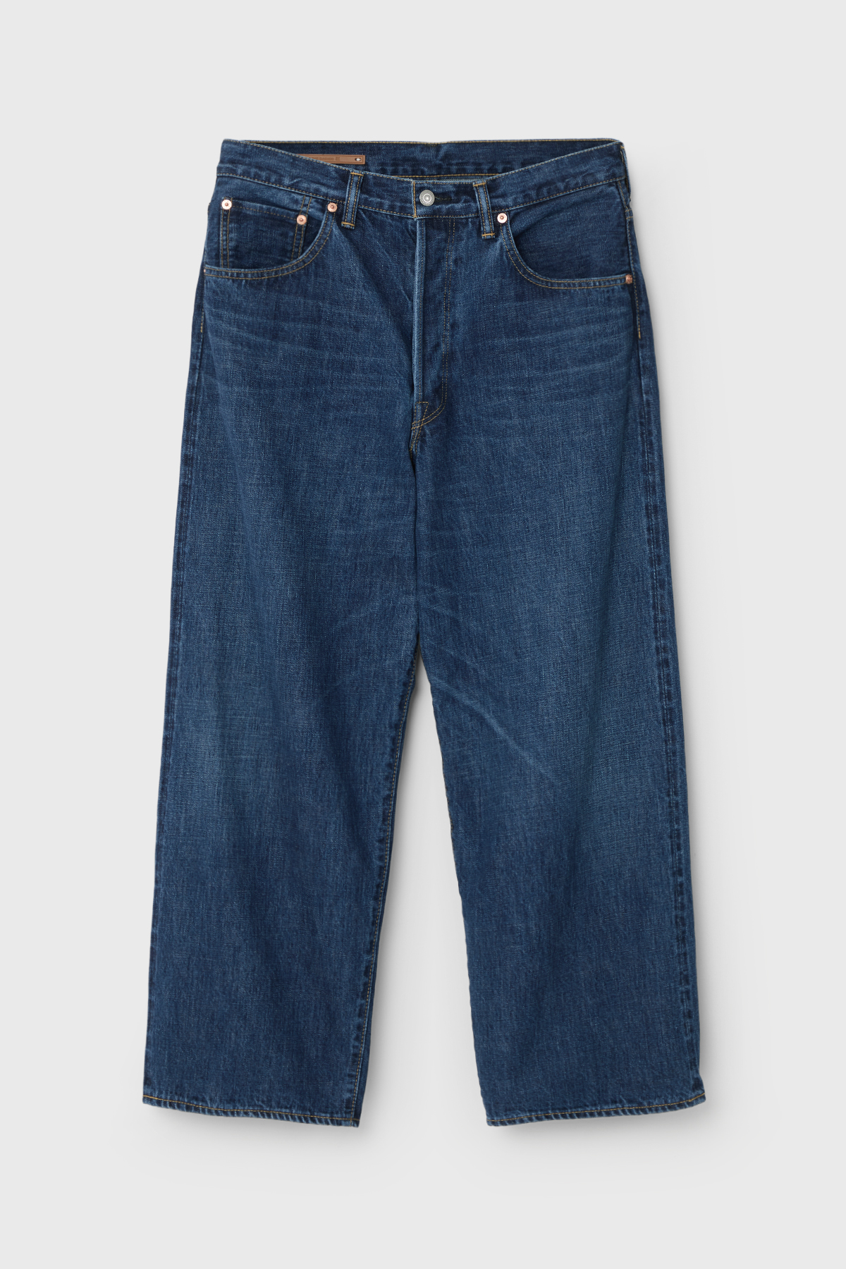 SCYE 사이 SELVEDGE DENIM WIDE LEG JEANS USED WASH (INDIGO) l