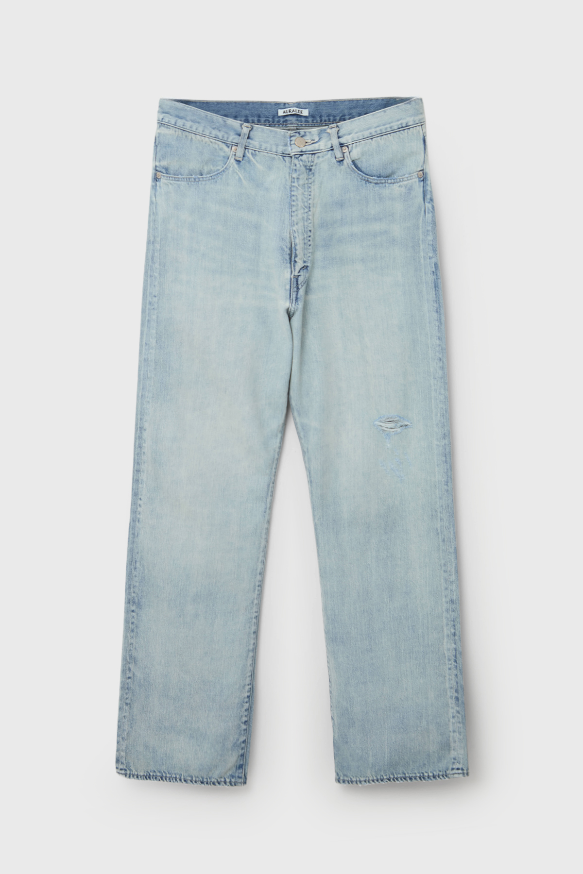 주말특가 15% 쿠폰] AURALEE 오라리 SELVEDGE FADED LIGHT DENIM PANTS