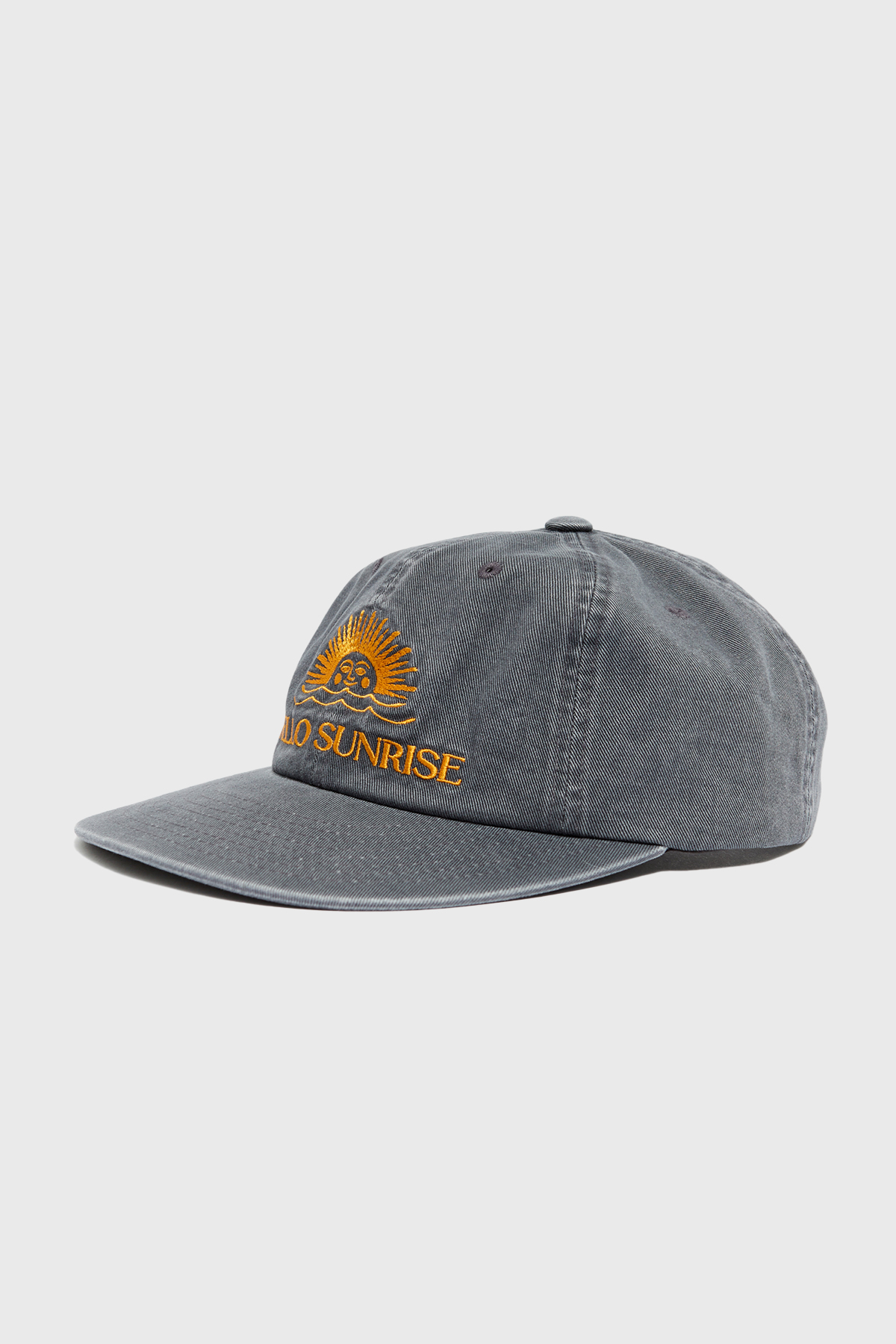 キャップ Hello Sunrise Washed OG Logo 6panel CapGray 23HSCPGR0096 IAMSHOP-ONLINE | HELLO SUNRISE WASHED OG LOGO 6PANEL CAP