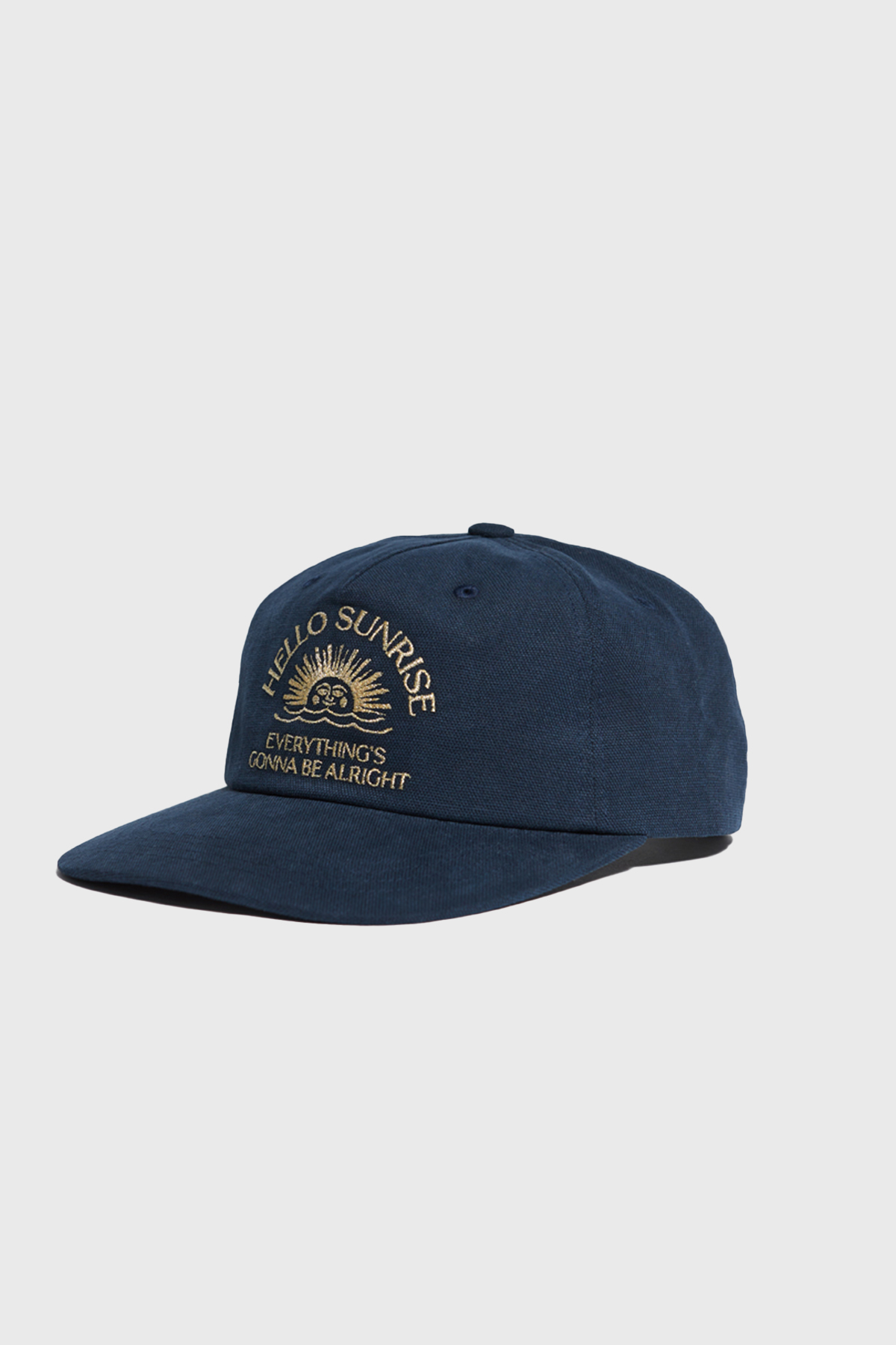 IAMSHOP-ONLINE | HELLO SUNRISE HS ARCH LOGO 5PANEL CAP - NAVY