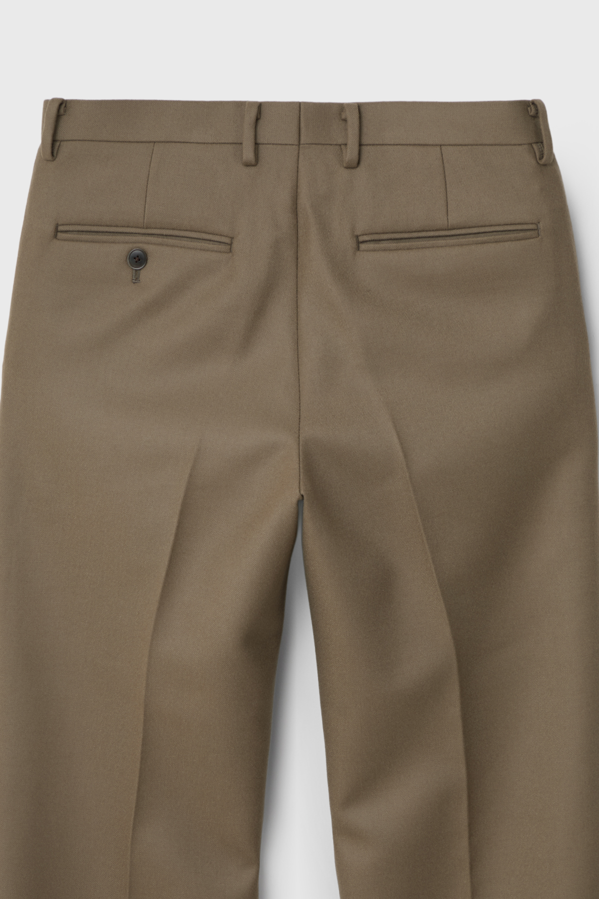 AURALEE 오라리 LIGHT MELTON NARROW SLACKS (KHAKI BROWN) l IAMSHOP