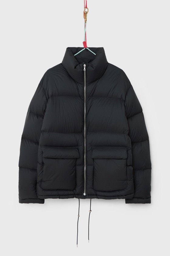 AURALEE 오라리 SUPER LIGHT NYLON RIPSTOP DOWN VEST (BLACK) l