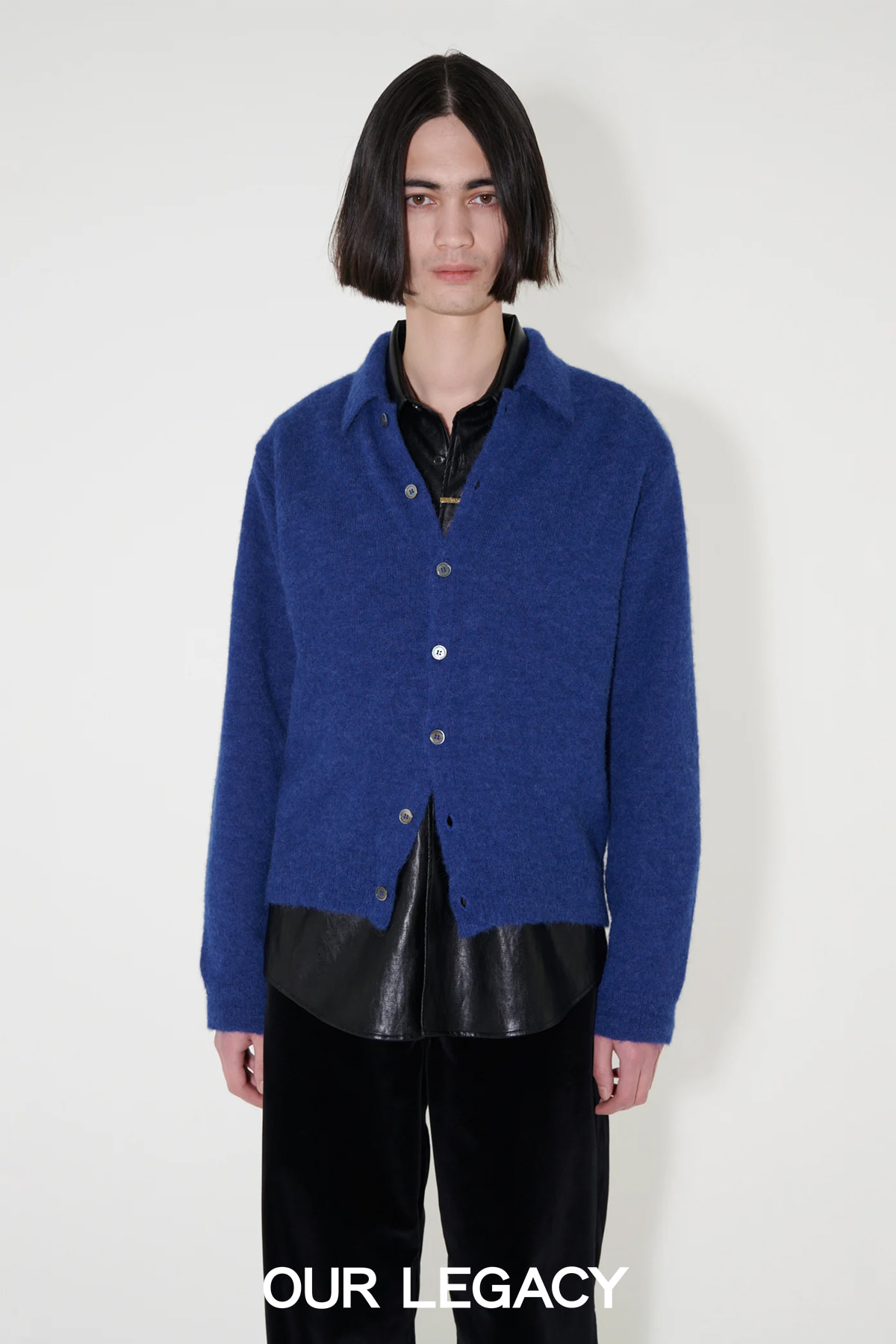 ourlegacy evening polo cardigan カーディガン