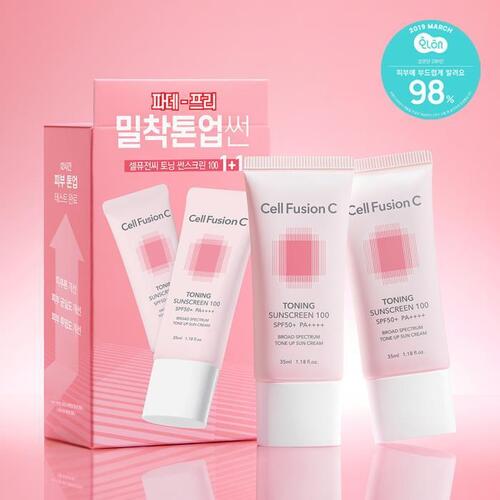 Cell Fusion C Toning Sunscreen Twin Pack SPF50+/PA++++ (35ml + 35ml)