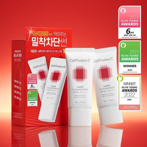 Cell Fusion C Laser UV Sunscreen 35mL 1+1 Special Set