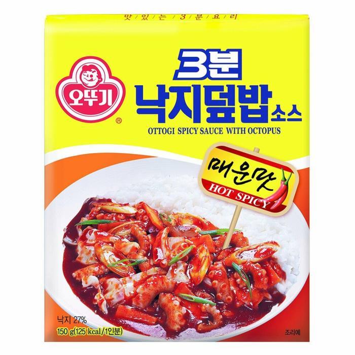 Ottogi 3 Minutes Spicy Sauce with Octopus 150g