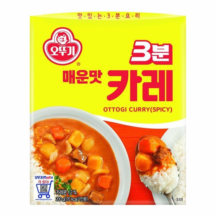 Ottogi 3 Minute Curry (Spicy) 200g