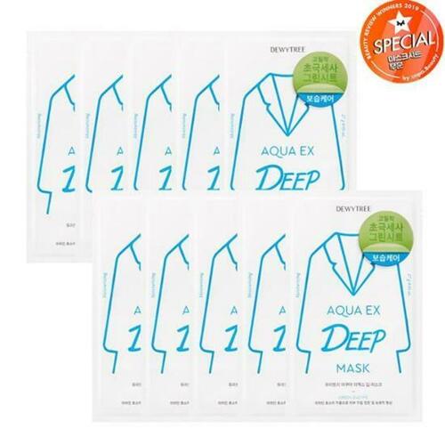 Dewytree Aqua EX Deep Mask Sheet 10 Sheets