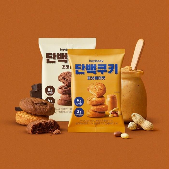heybody Protein Cookie 40g (Choco Chips / Peanut Butter)