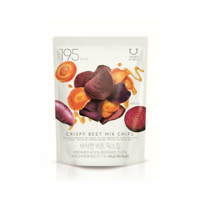 Delight project Crispy Beet Mix Chips 38g