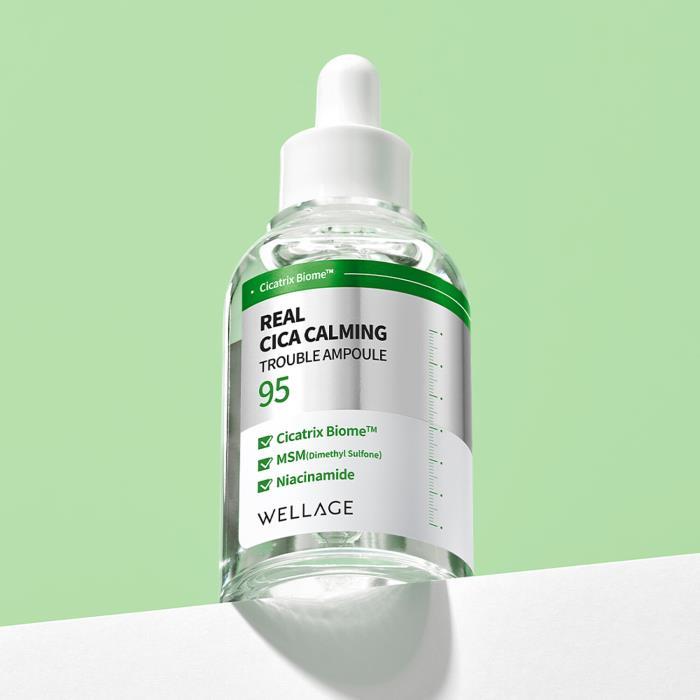 WELLAGE Real Cica Calming 95 Trouble Ampoule 50mL