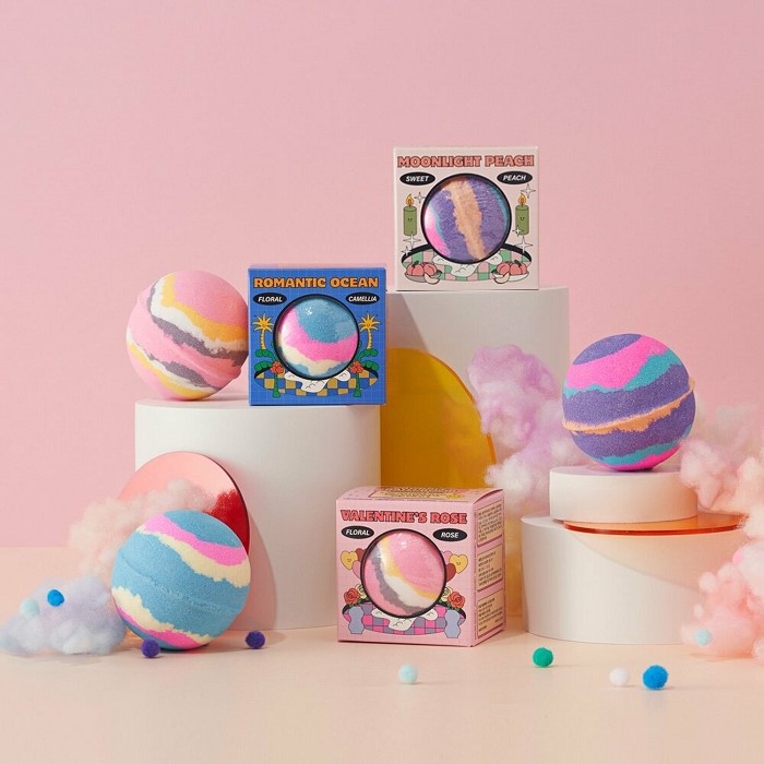 [NEW. OY Exclusive] plu Bubble Bath Bomb 200g 1 out of 3 options