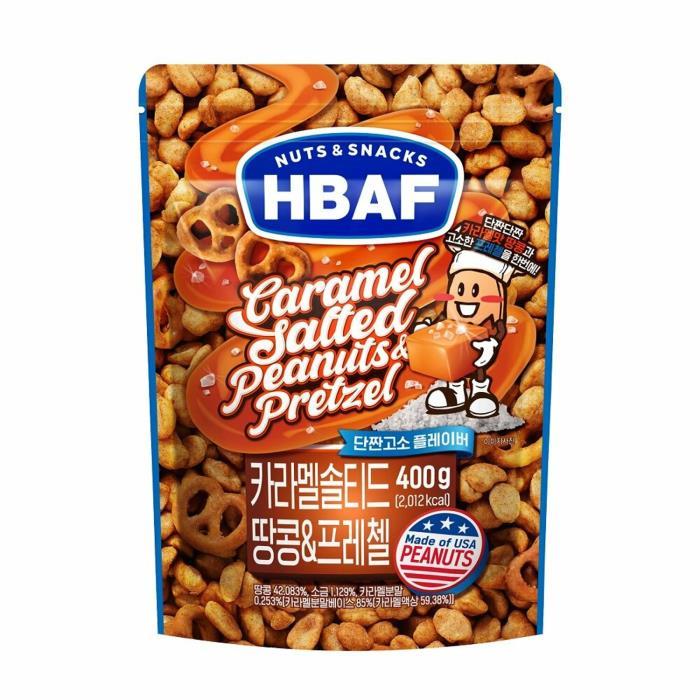 HBAF Caramel Salted Peanuts &amp; Pretzel 400g