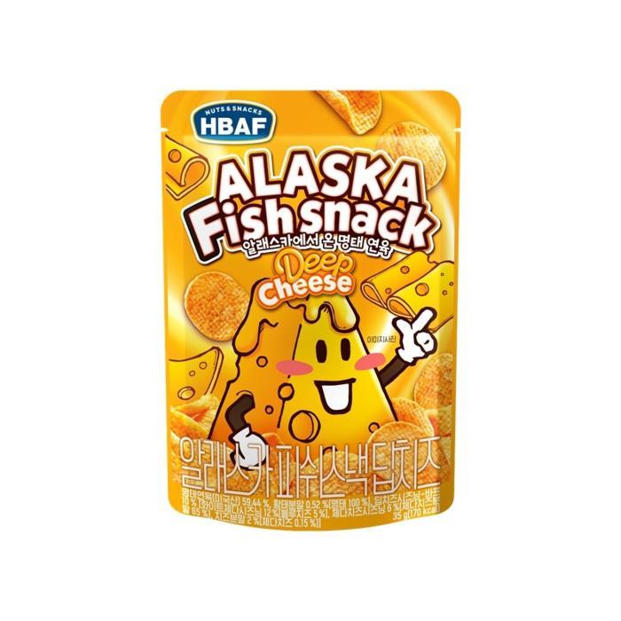 HBAF Alaska Fish Snack #Deep Cheese 35g
