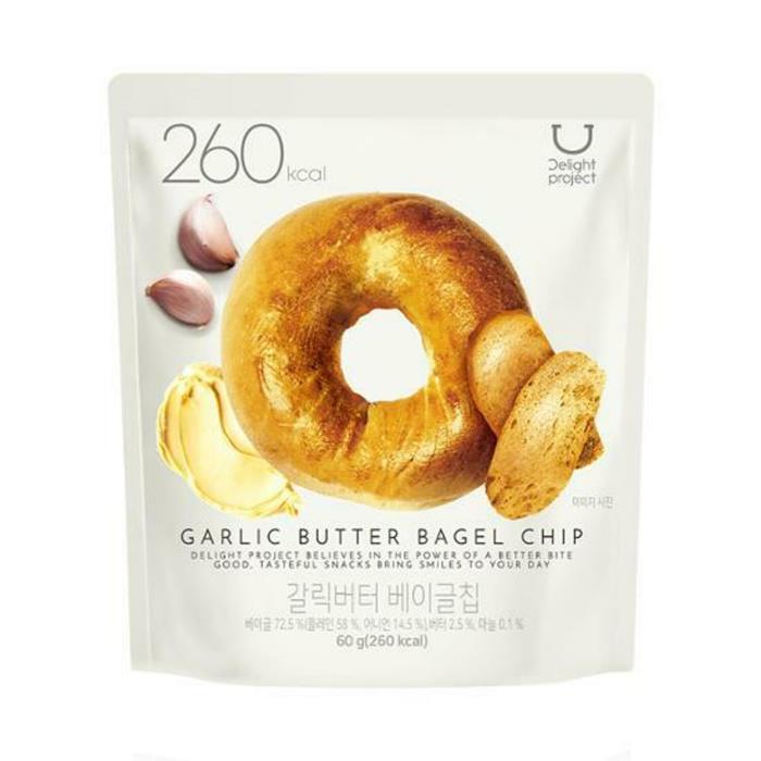 Delight Project Garlic Butter Bagel Chips 60g
