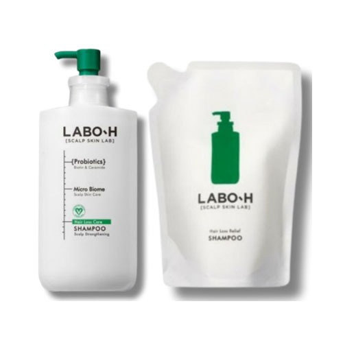 LABO H Scalp Strenghtening Shampoo Hair Loss Care 333mL Refill Set