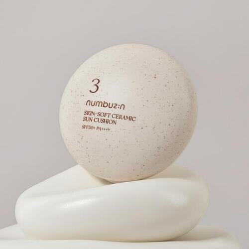 numbuzin No. 3 Skin Soft Ceramic Sun Cushion SPF50+ PA++++