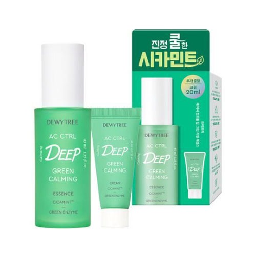 Dewytree AC Control Deep Green Calming Essence Special Set (40mL+Cream 20mL)