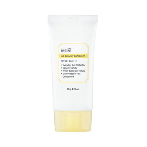 dear, klairs All day Airy Sunscreen SPF50+ PA++++ 50g