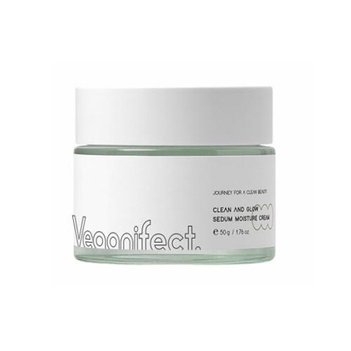 Veganifect Clean &amp; Glow Green Sedum Moisture Cream 50g