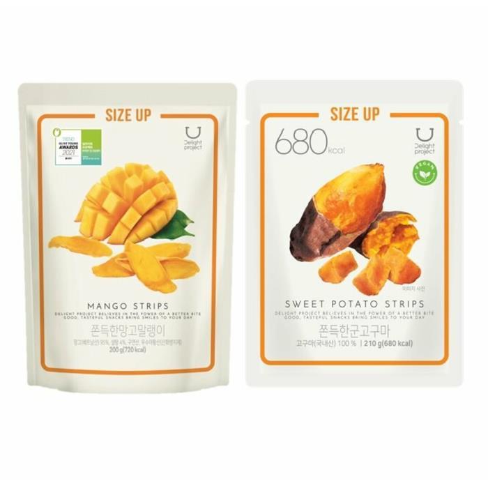 Delight project Sweet Potato Strips, Mango Strips Large Size Special Set