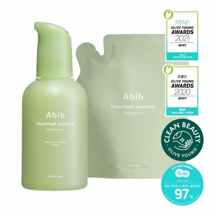 Abib Heartleaf Essence Calming Pump 50mL Refill Special (+50mL)