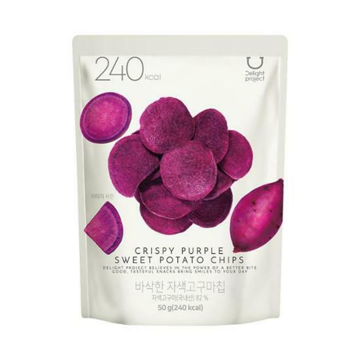Delight Project Crispy Purple Sweet Potato Chips 50g