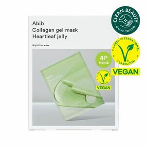 Abib Collagen Gel Mask Heartleaf Jelly Mask Sheet 4P