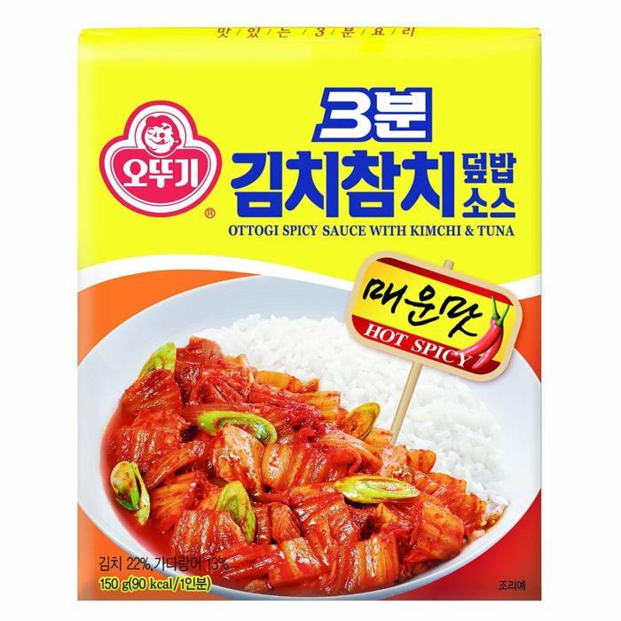 Ottogi 3 Minute Spicy Sauce with Kimchi &amp; Tuna 150g