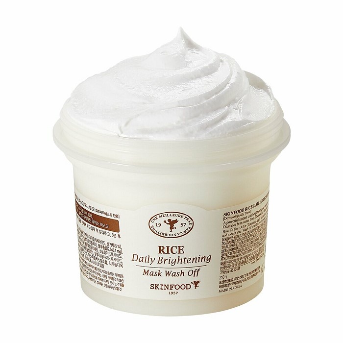 SKIN FOOD Rice Daily Brightening Mask Wash Off 210g