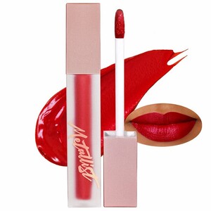 touchinSOL Metallist Matte Liquid Lipstick #Spicy Red